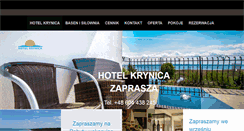 Desktop Screenshot of krynicahotel.pl